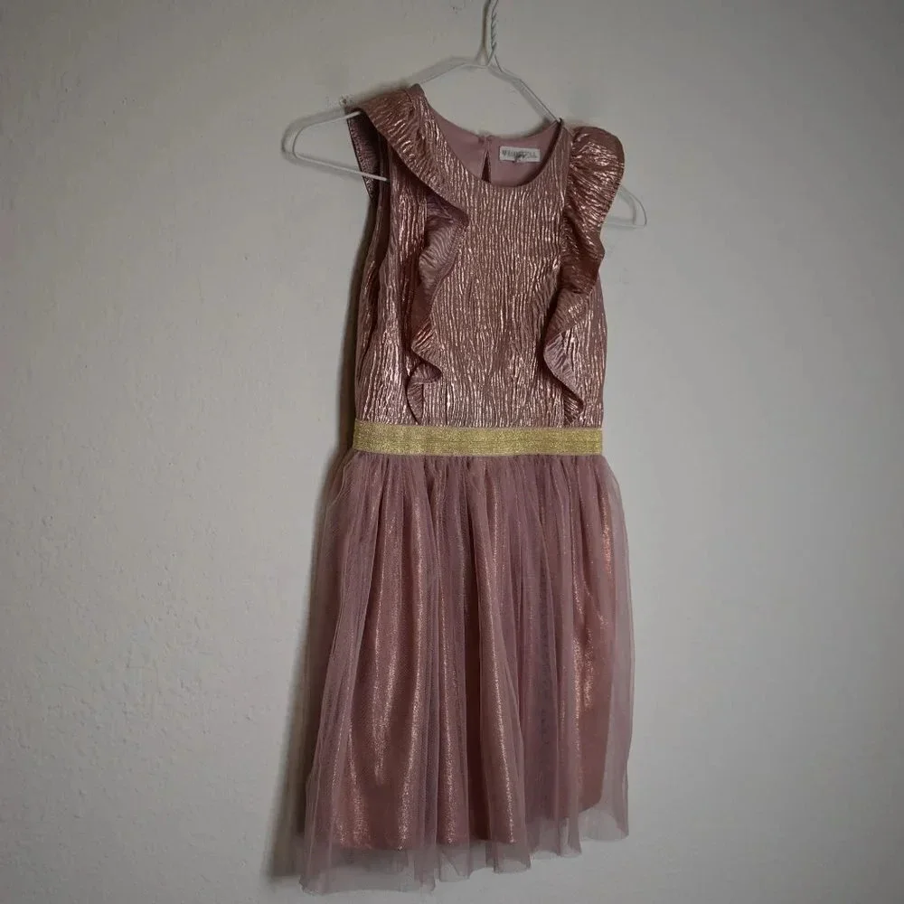 Nannette Kids Dress Sz 6X Ballerina Tulle Party Princess Birthday Pink